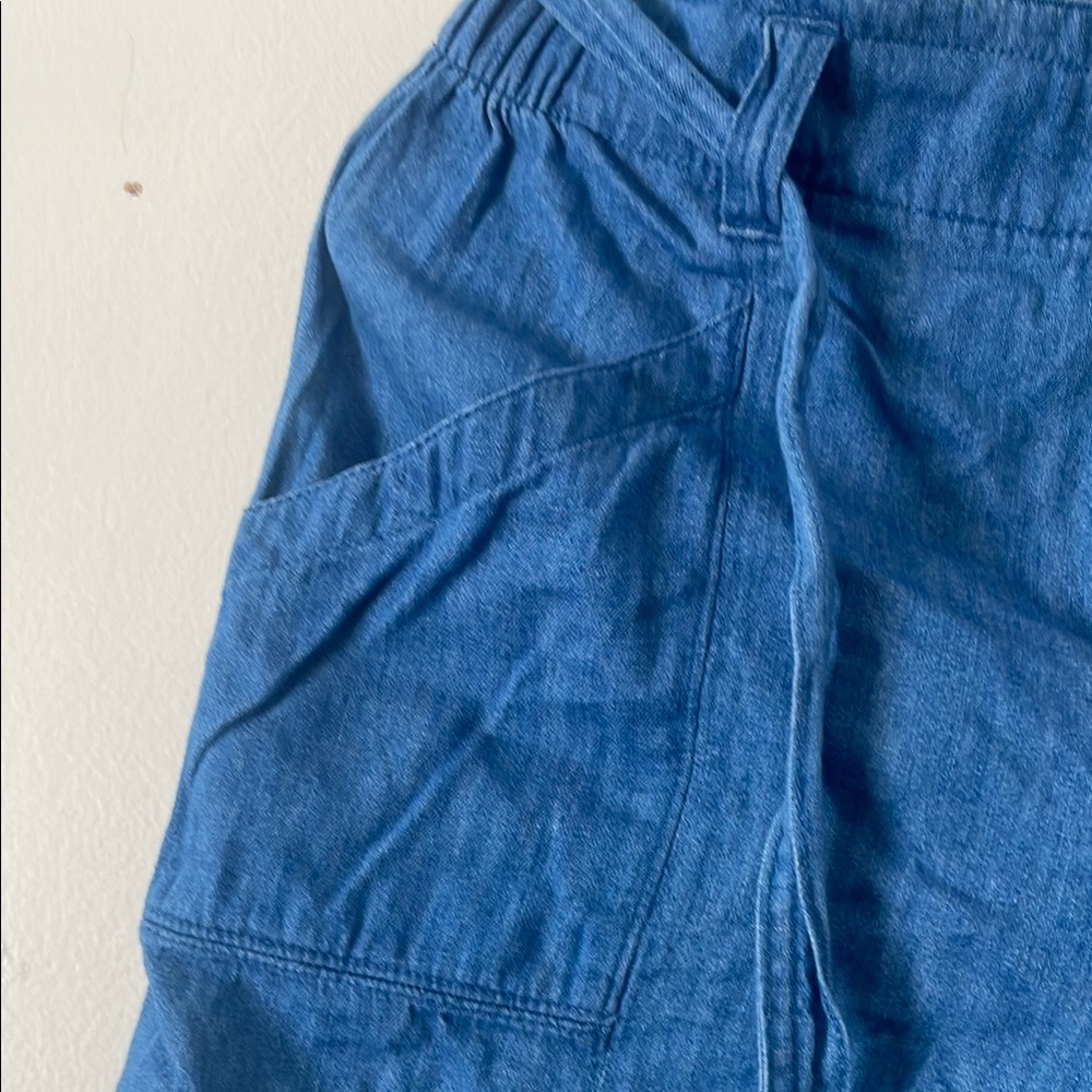 Old Navy High Waist Blue Women's Shorts - Picture 2 of 10